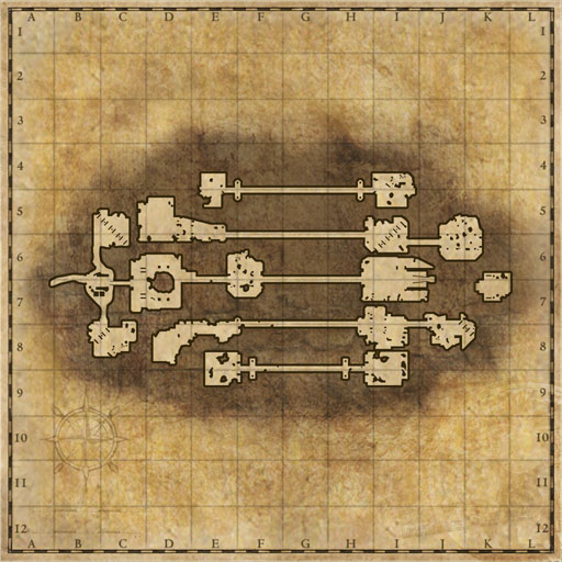 Castilla, Ruins map image