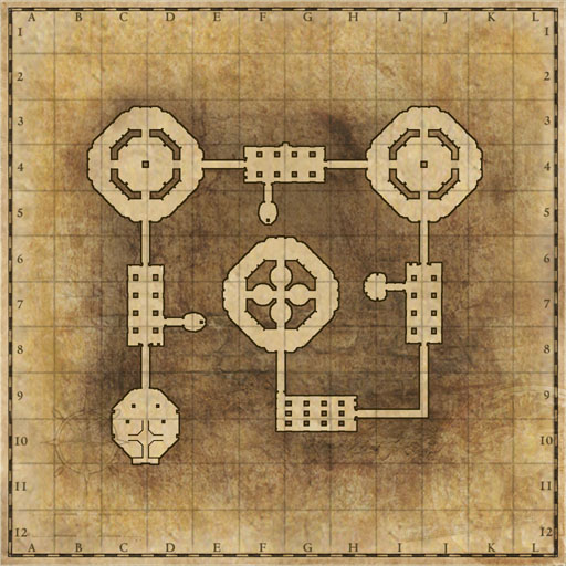 Secret Tower 1F map image