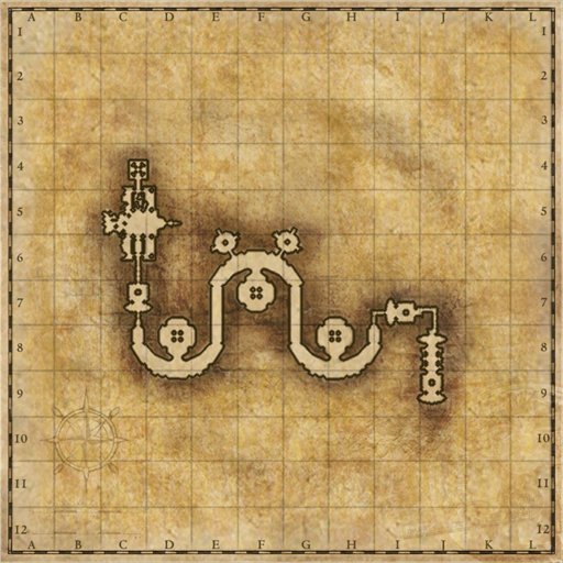 Lucifer Castle, Basement Warehouse map image